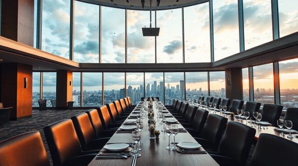 Créer une expérience mémorable : séminaire et repas d'affaires