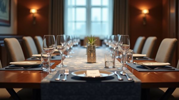 Séminaire et repas d'affaires : la table qui marque les esprits